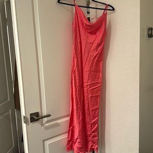 Pink crowl neck Zara dress